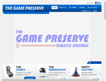 Tablet Screenshot of gamepreservehouston.com